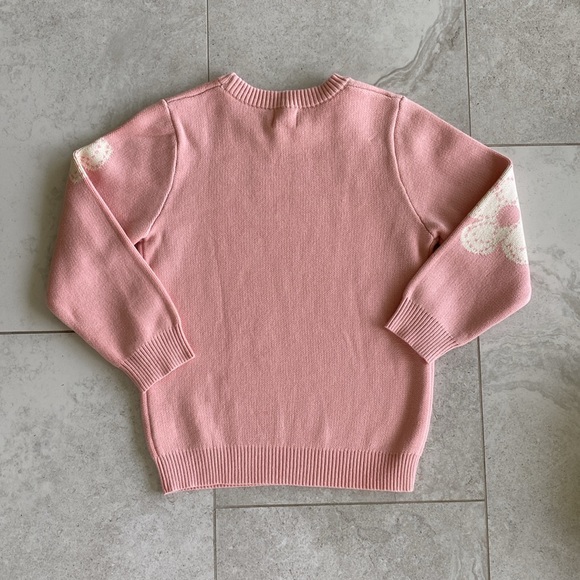 Aimama pink flower sweater - Picture 4 of 6